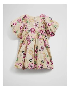 Floral Bubble Dress in Summer Floral