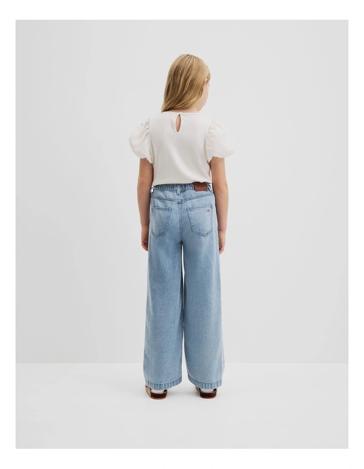 Hi Rise Soft Jean in Light Indigo image 3
