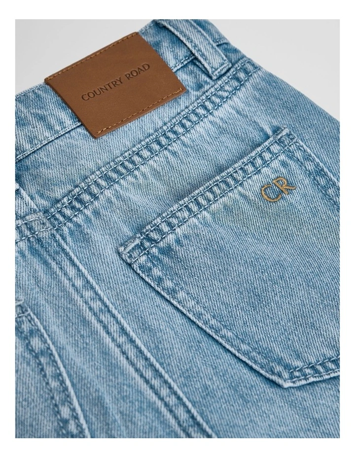 Hi Rise Soft Jean in Light Indigo image 5