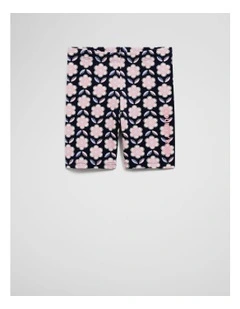 Organically Grown Cotton Bike Short in Blue