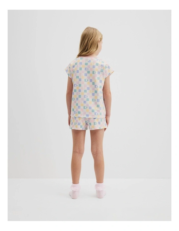 Australian Cotton Check Pyjama Set in Multi Marsh image 3
