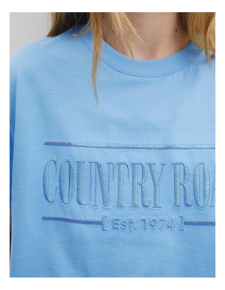 Teen Heritage T-shirt in Blue image 3