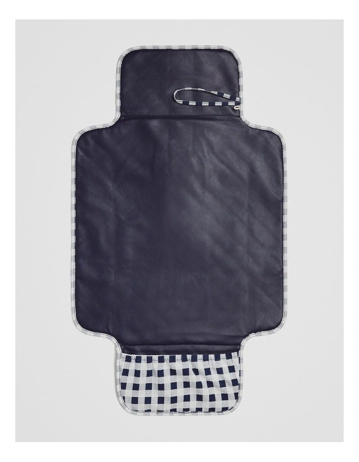 Woven Change Mat in Navy image 3