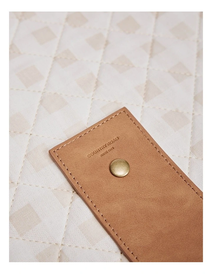 Woven Change Mat in Shell image 2