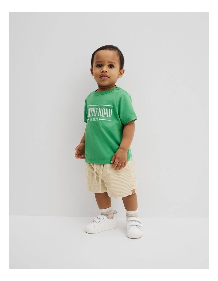 Verified Australian Cotton Heritage T-shirt in Jade Green image 1