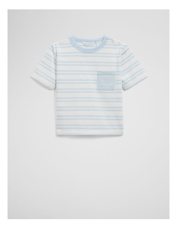 Soft Blue Stripe colour