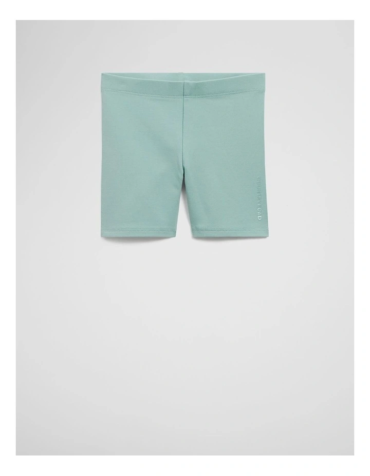 Organically Grown Cotton Blend Bike Short in Spearmint image 1