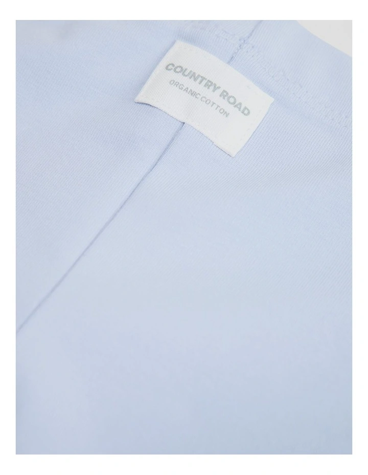 Organically Grown Cotton Blend Bike Short in Bluebell image 2