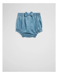 Bow Bloomer in Chambray