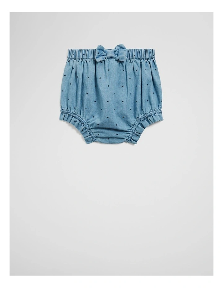 Bow Bloomer in Chambray image 1