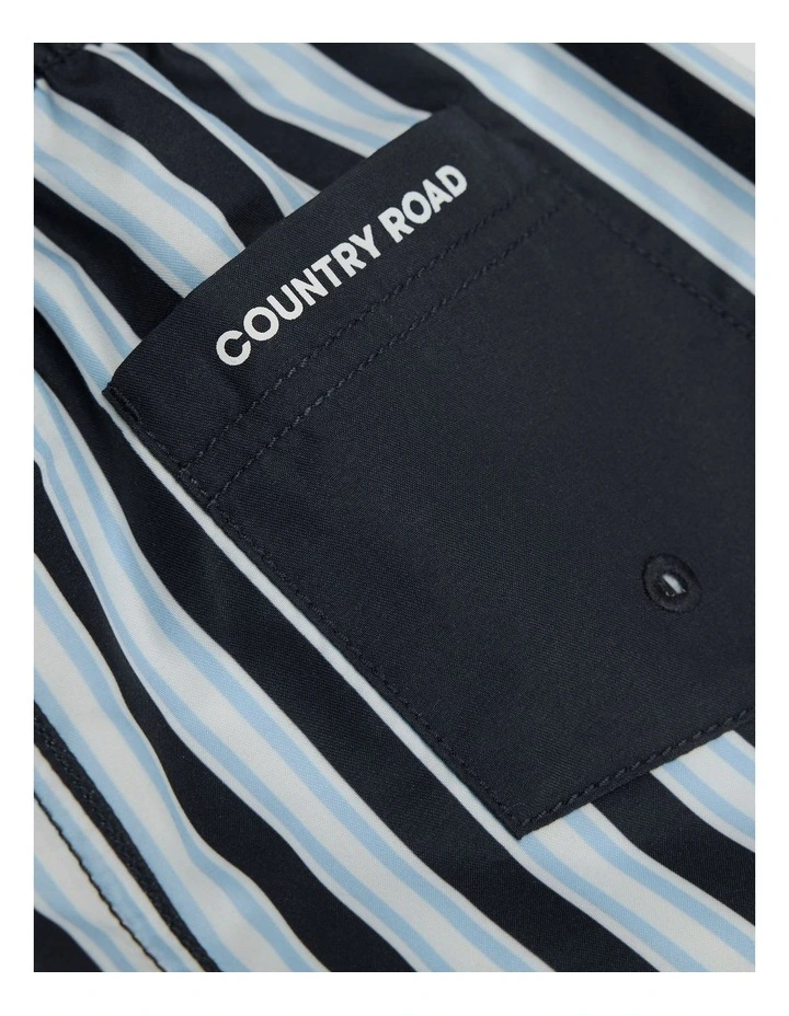 Stripe Boardshort in Navy image 5
