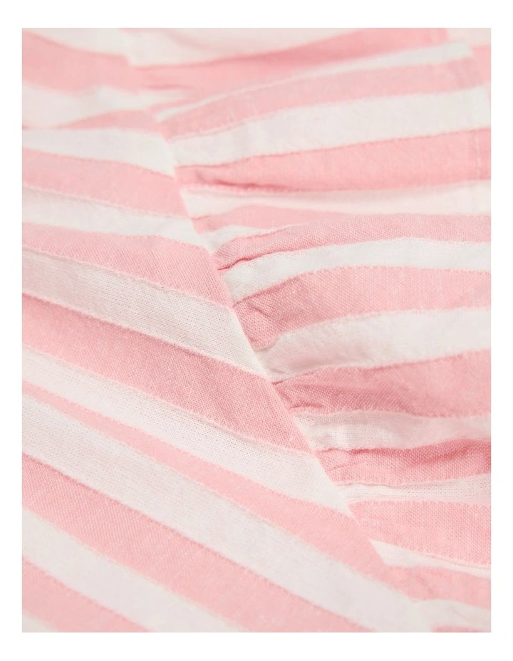 Frill Detail Mini Skirt in Strawberry image 2