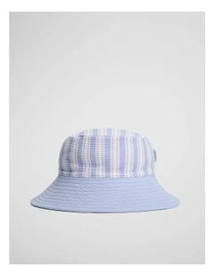 Stripe Swim Hat in Bluebell