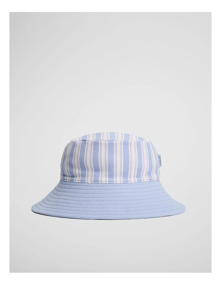Stripe Swim Hat in Bluebell image 1