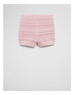 Knit Short in Mineral Pink