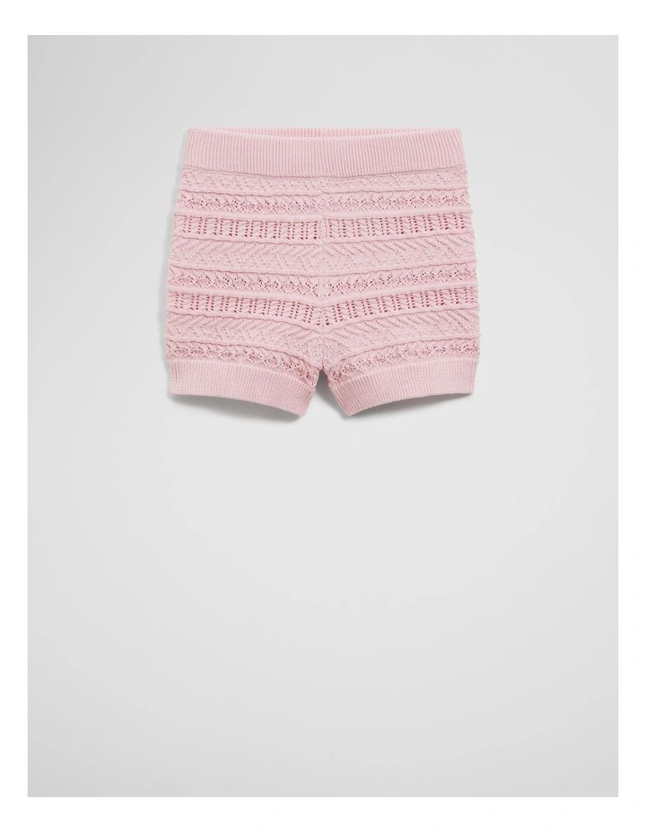 Knit Short in Mineral Pink image 1