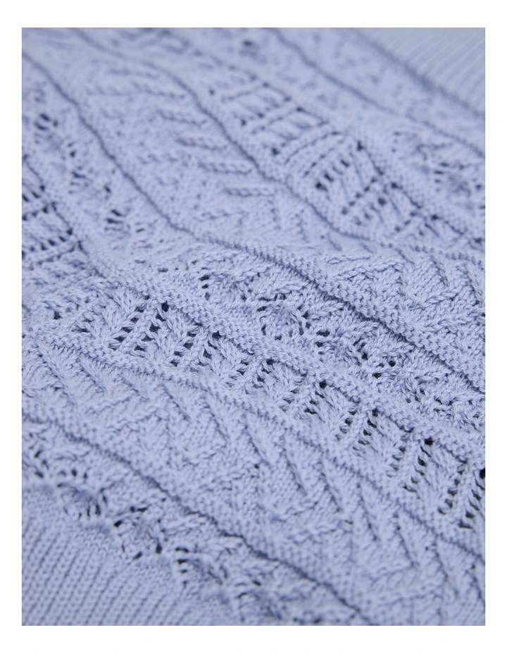 Knit Short in Bluebell image 2
