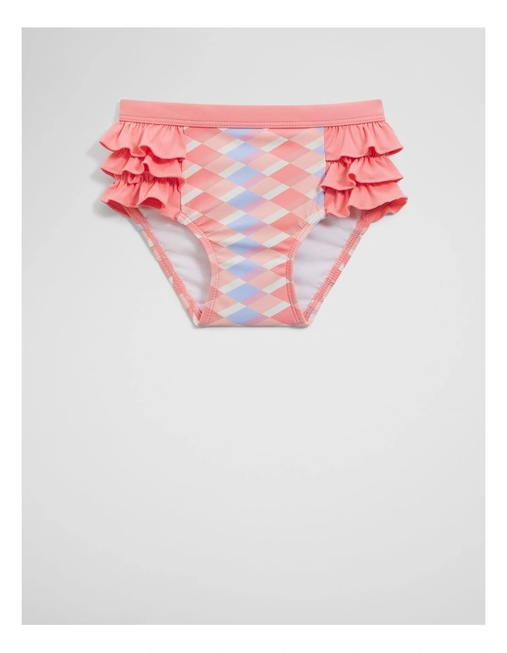 Geometric Print Brief in Multicolour image 1