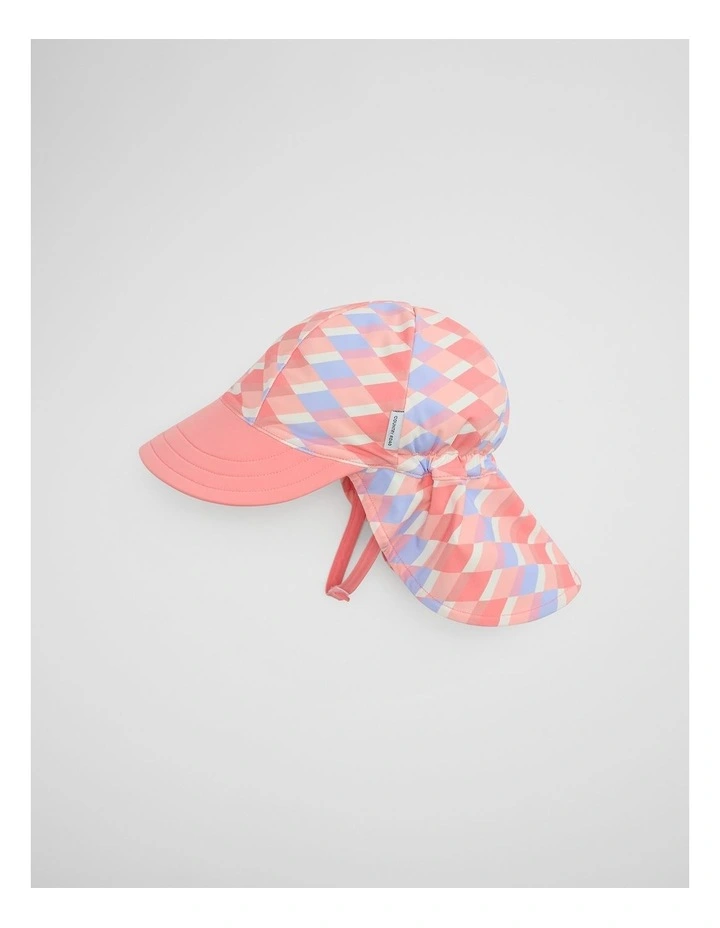 Geometric Swim Hat in Multicolour image 1