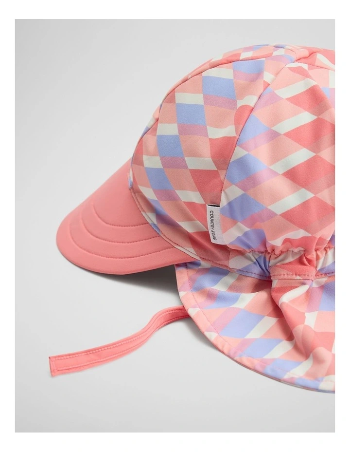 Geometric Swim Hat in Multicolour image 2
