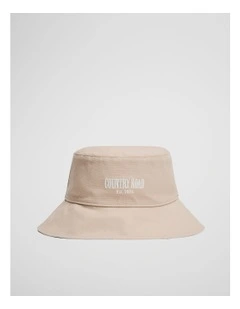 Reversible Bucket Hat in Oat