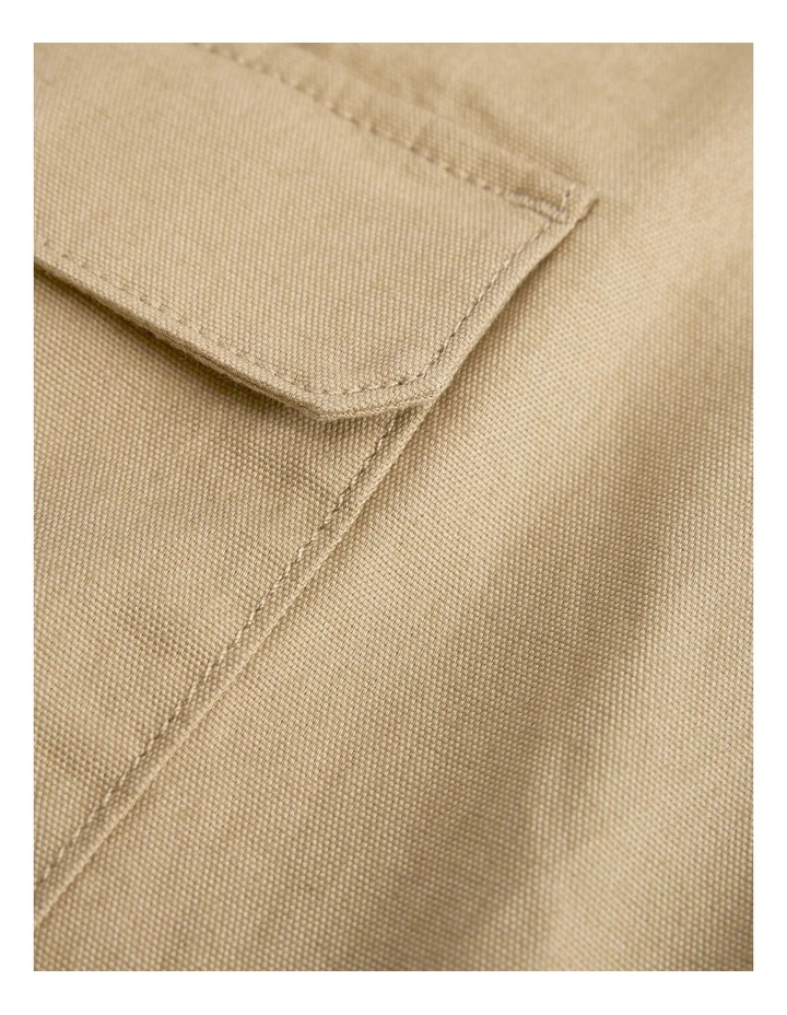 Australian Cotton Cargo Pocket Pant in Latte image 2