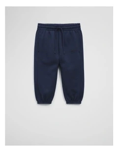 Australian Cotton Modern Track Pant in Navy