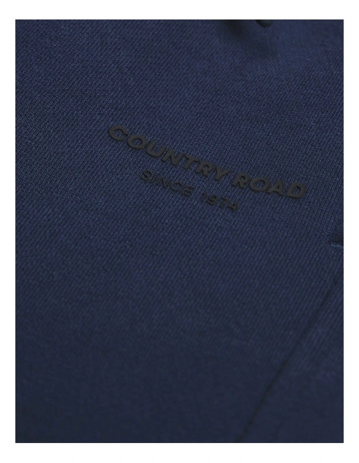 Australian Cotton Modern Track Pant in Navy image 2