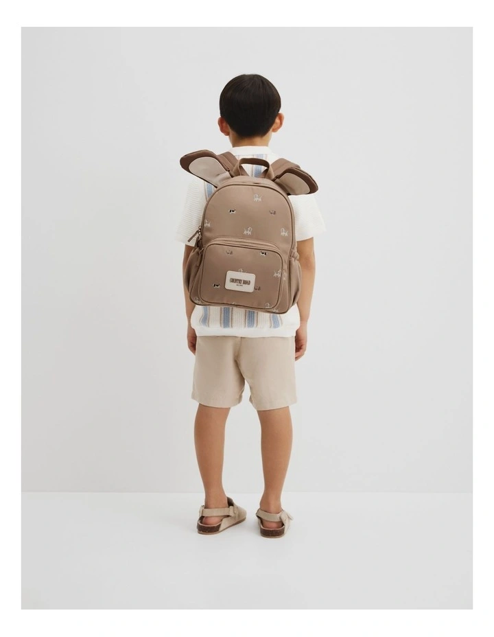 Ear Backpack in Oat image 2
