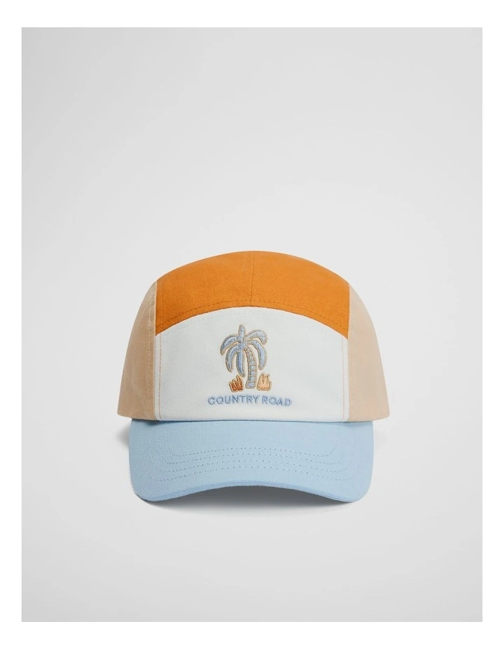 Palm 5 Panel Cap in Ice Blue image 1