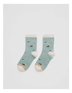 Dog Sock in Spearmint