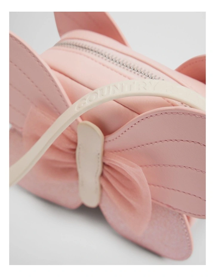 Butterfly Crossbody Bag in Blush Pink image 2