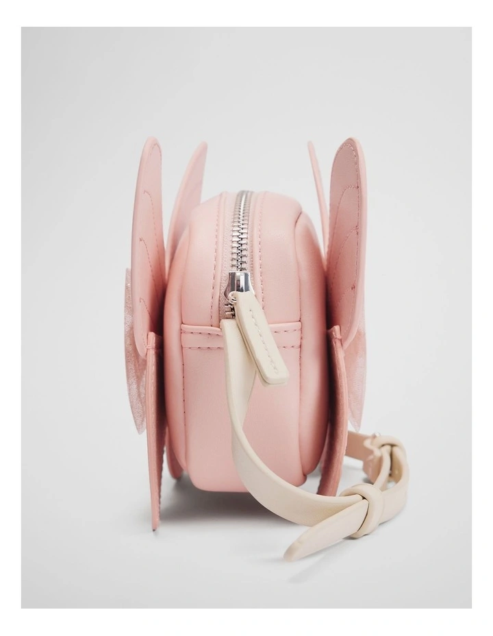 Butterfly Crossbody Bag in Blush Pink image 3