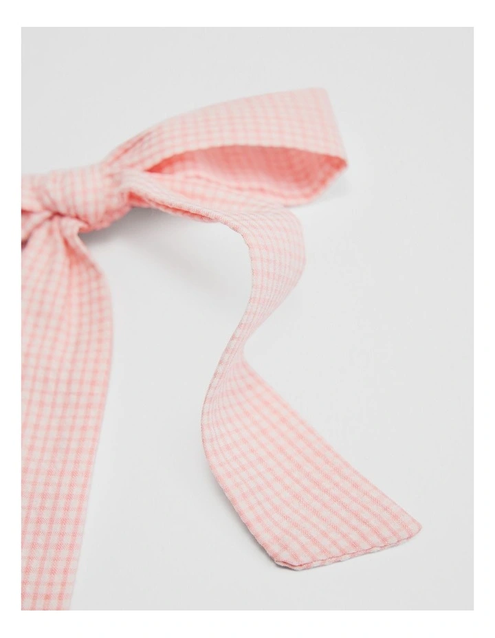 Delicate Bow Clips in Blush Pink image 2