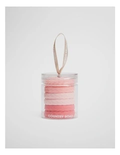 Hair Tie Pot in Blush Pink