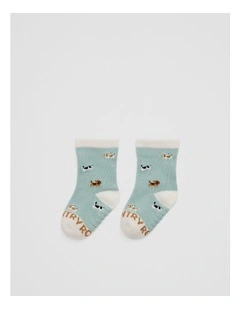 Dog Sock in Spearmint