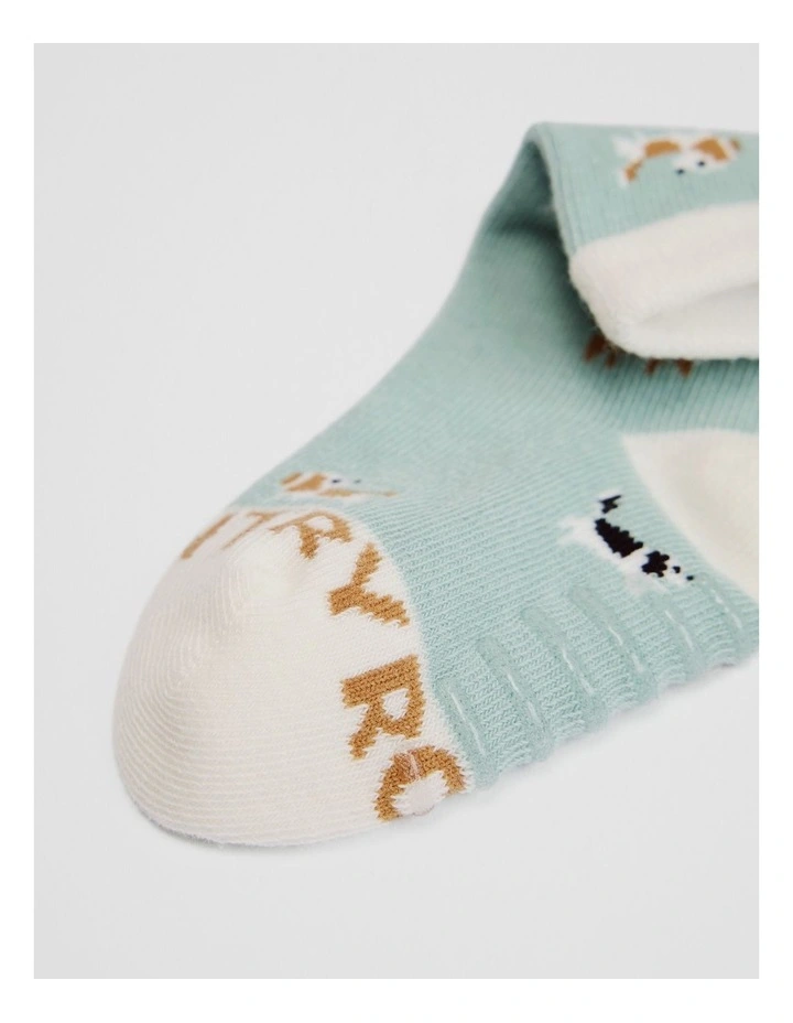 Dog Sock in Spearmint image 2
