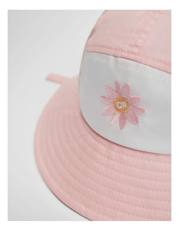 Block Bucket Hat in Blush Pink image 2