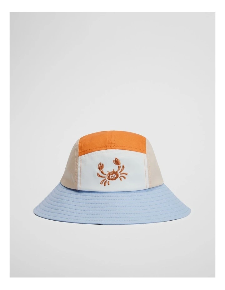 Block Bucket Hat in Ice Blue image 1