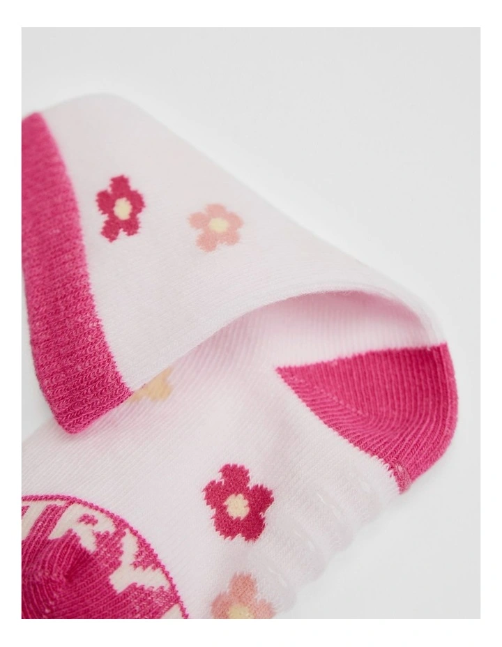 Flower Sock in Mineral Pink image 2