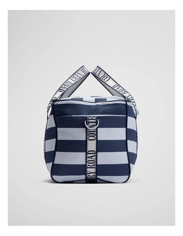 Stripe Weekender in Soft Blue image 3