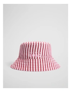 Cr Reverse Bucket Hat in Dawn Pink