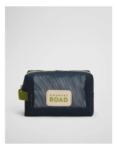 Mesh Wash Bag in Navy