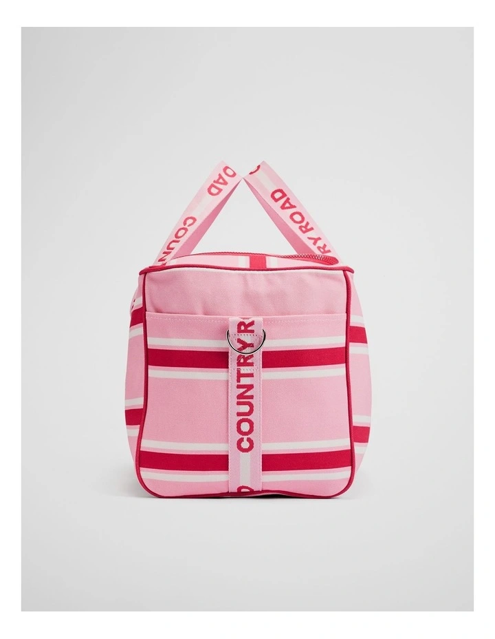 Country Road Stripe Weekender in Dawn Pink image 4