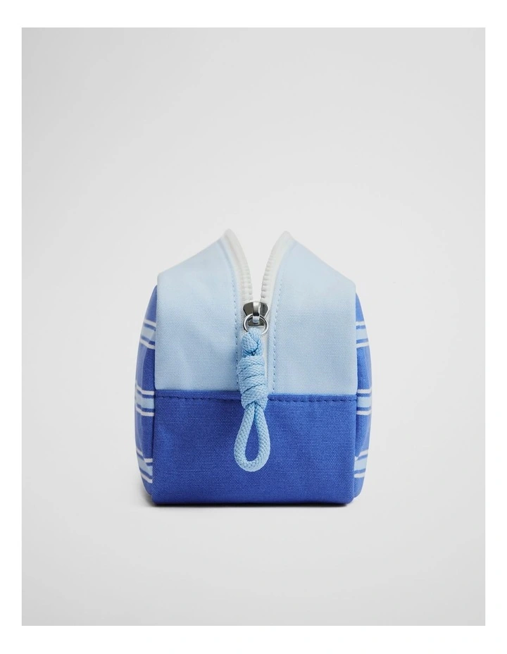 Cr Stripe Pencil Case in Cobalt image 2