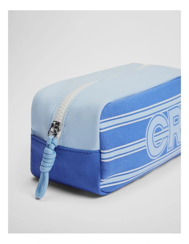 Cr Stripe Pencil Case in Cobalt image 3