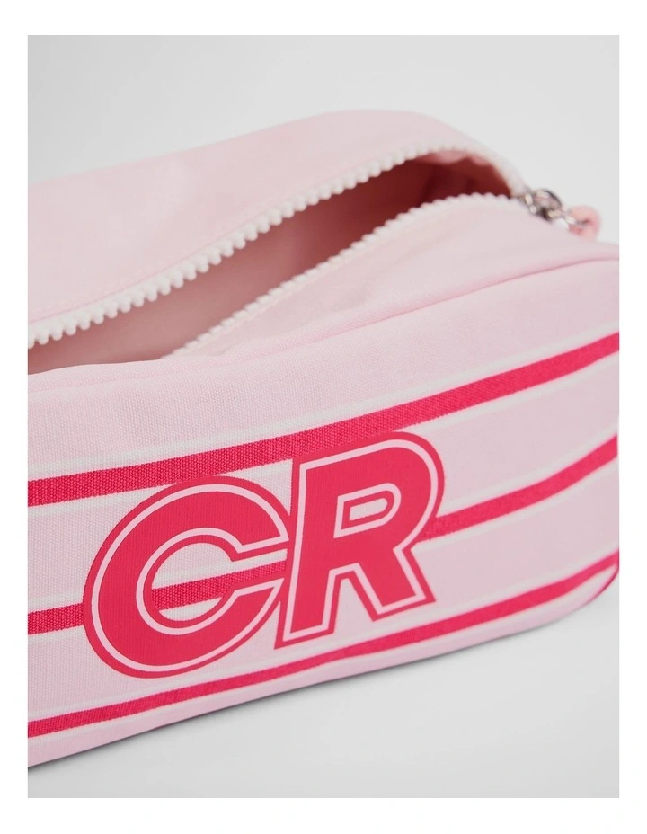 Cr Stripe Pencil Case in Dawn Pink image 3