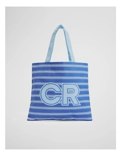 Cr Stripe Bookbag in Cobalt