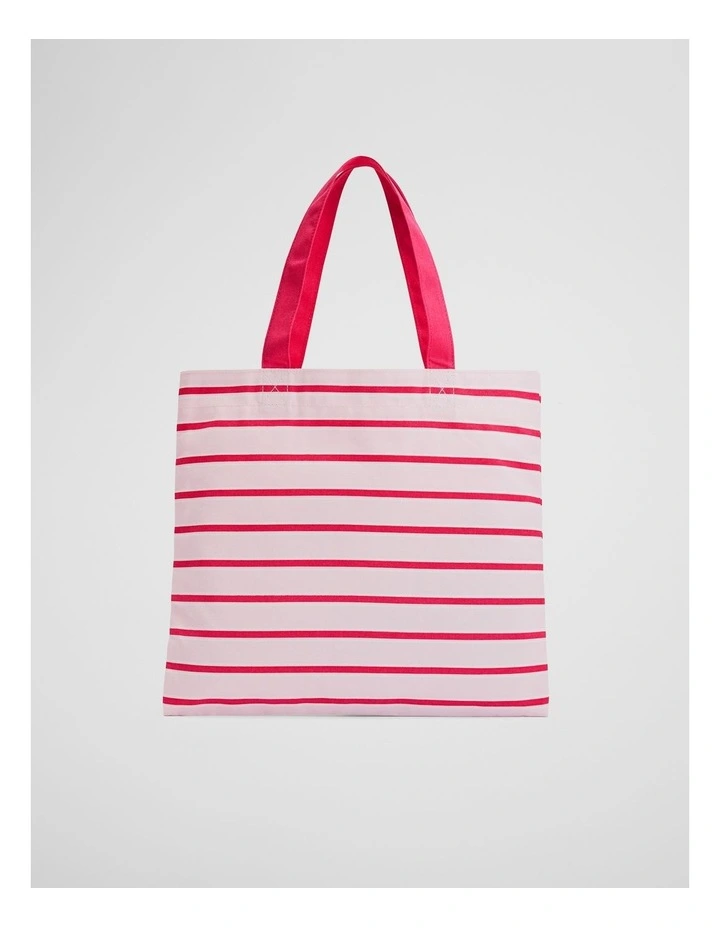 Cr Stripe Bookbag in Dawn Pink image 2