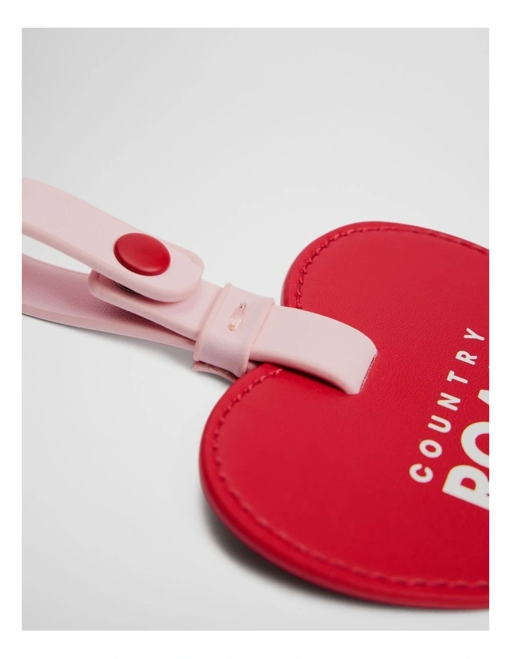 Bag Tag in Crimson image 2